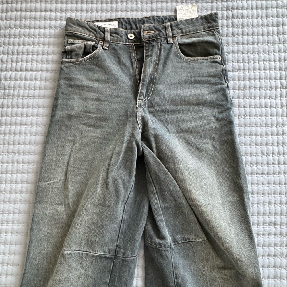 Stylish Gray Denim Jeans